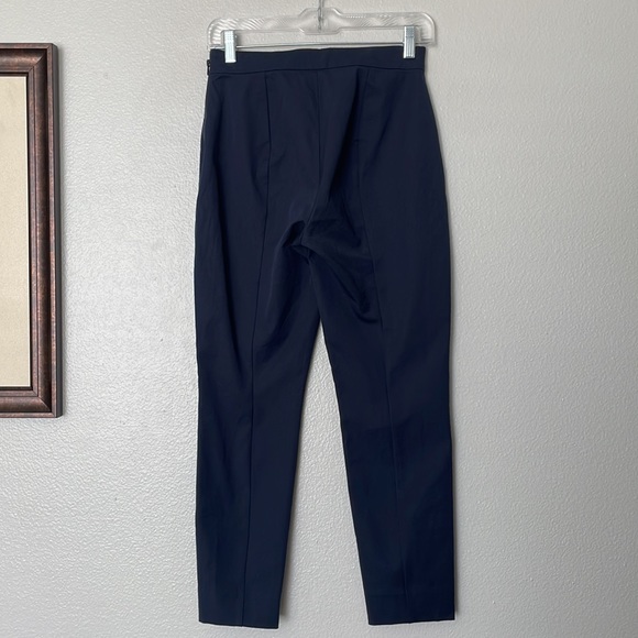Everlane Curvy Side-Zip Stretch Ankle Pant Slim Stretch Blue Size 2 - Picture 6 of 12